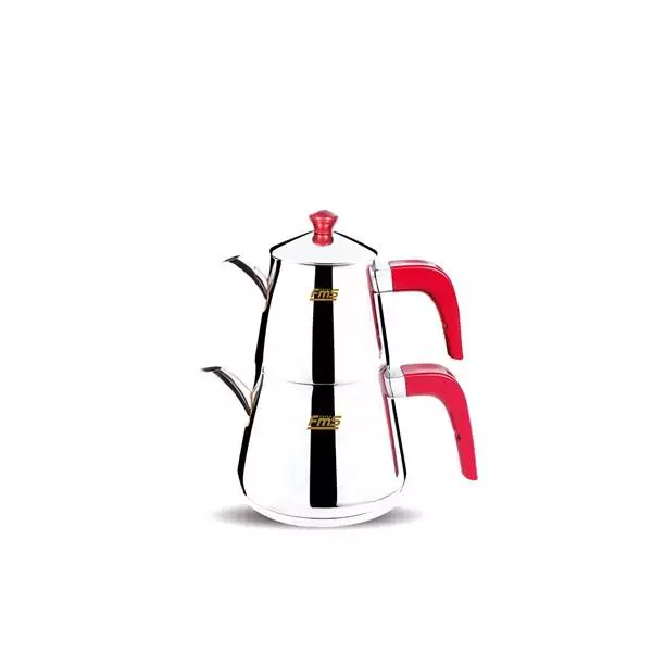 ست کتری و قوری روگازی استیل اف ام اس مدل fms ( ساخت کشور ترک )