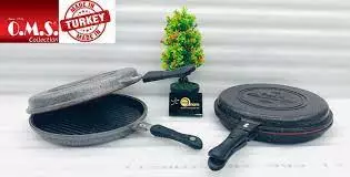 ماهیتابه گرد دو طرفه رژیمی گرانیت او ام اس سایز 32