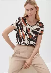 بلوز آستین کوتاه مدل TL-11 برند S.OLIVER - زیبایی و شیاطین در یک تصویر