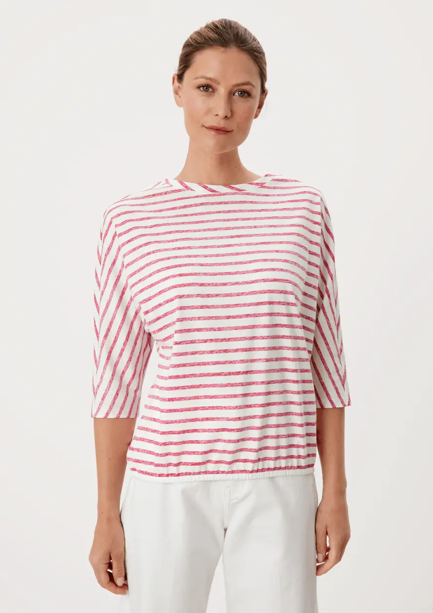 تیشرت زنانه راه راه مدل Q99 برند S.OLIVER