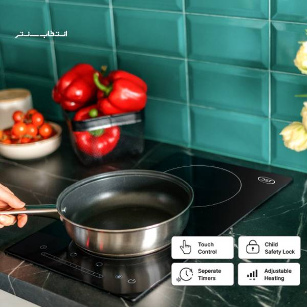 اجاق دو شعله برقی DST مدل 02-T2V عکس