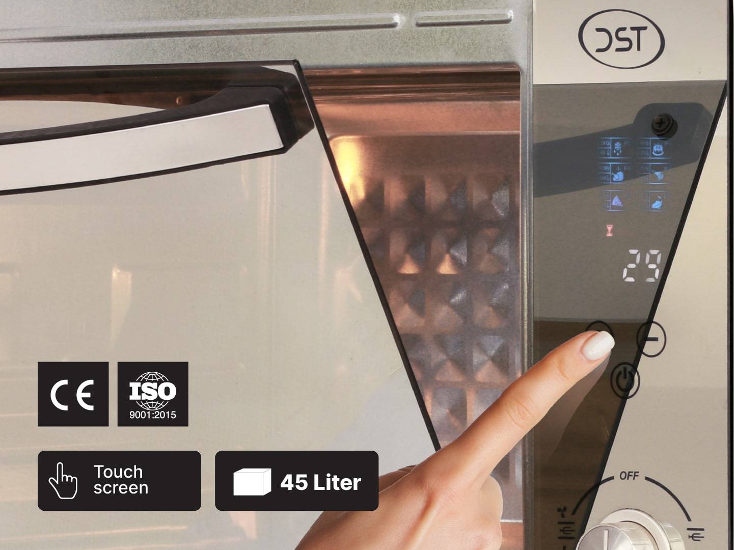 تصویر بهترین مدلهای فر برقی رومیزی 45 لیتری